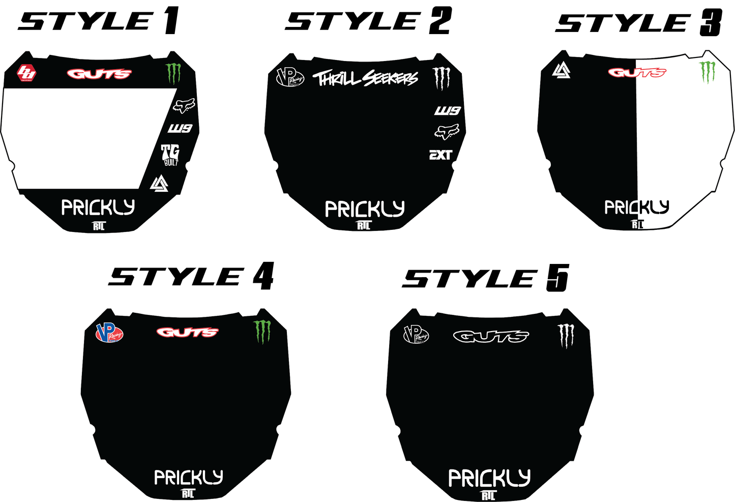ODI Premade Front Plate Decal